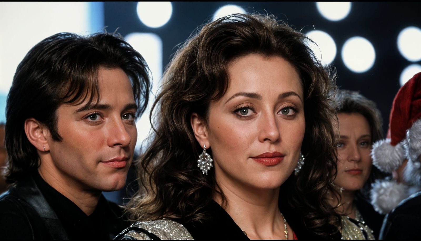 A Photorealistic Christmas Scene from Die Hard, 1988