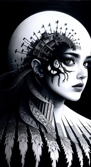 Monochromatic Surreal Artistry