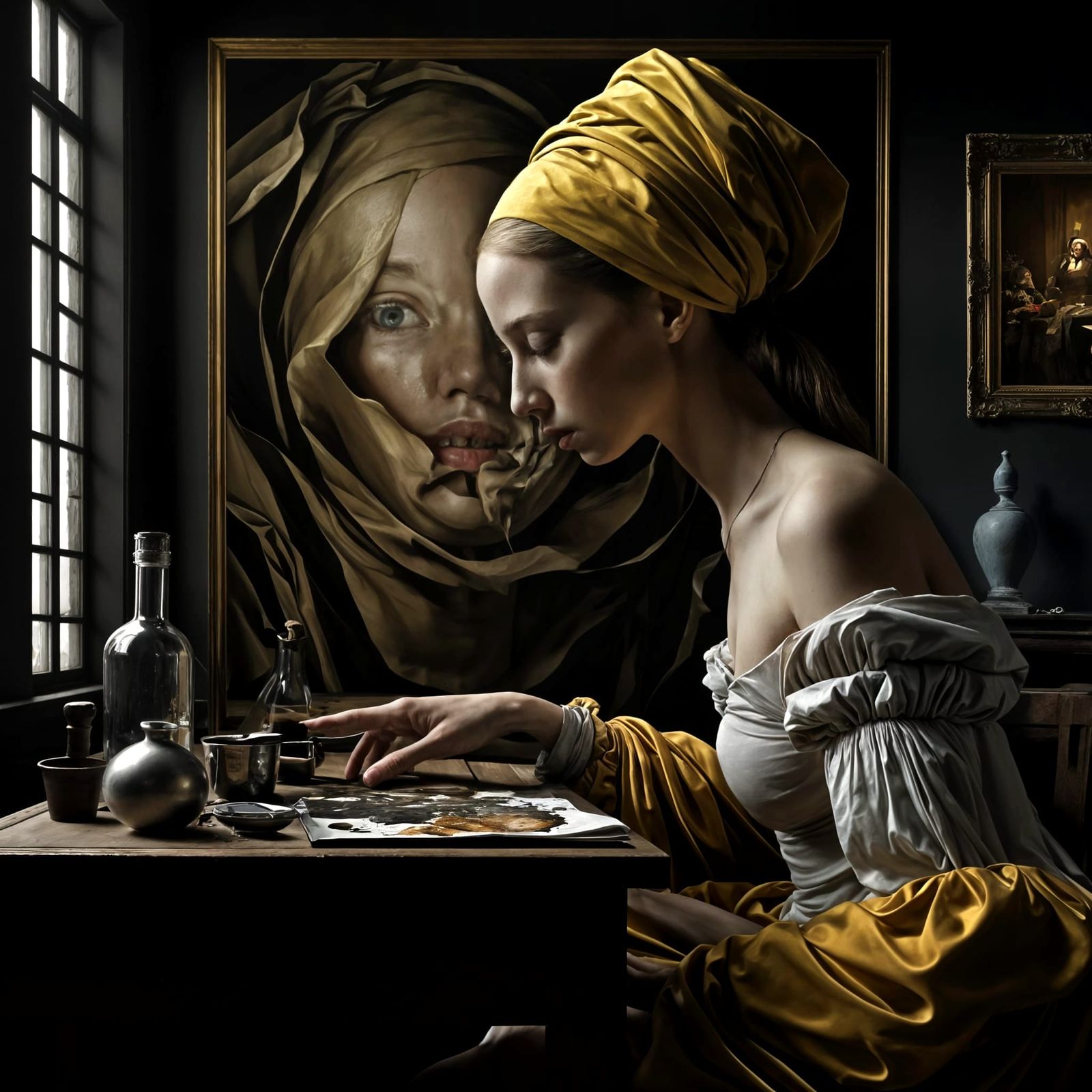 Surreal 17th Century Life in Detailed Matte Painting