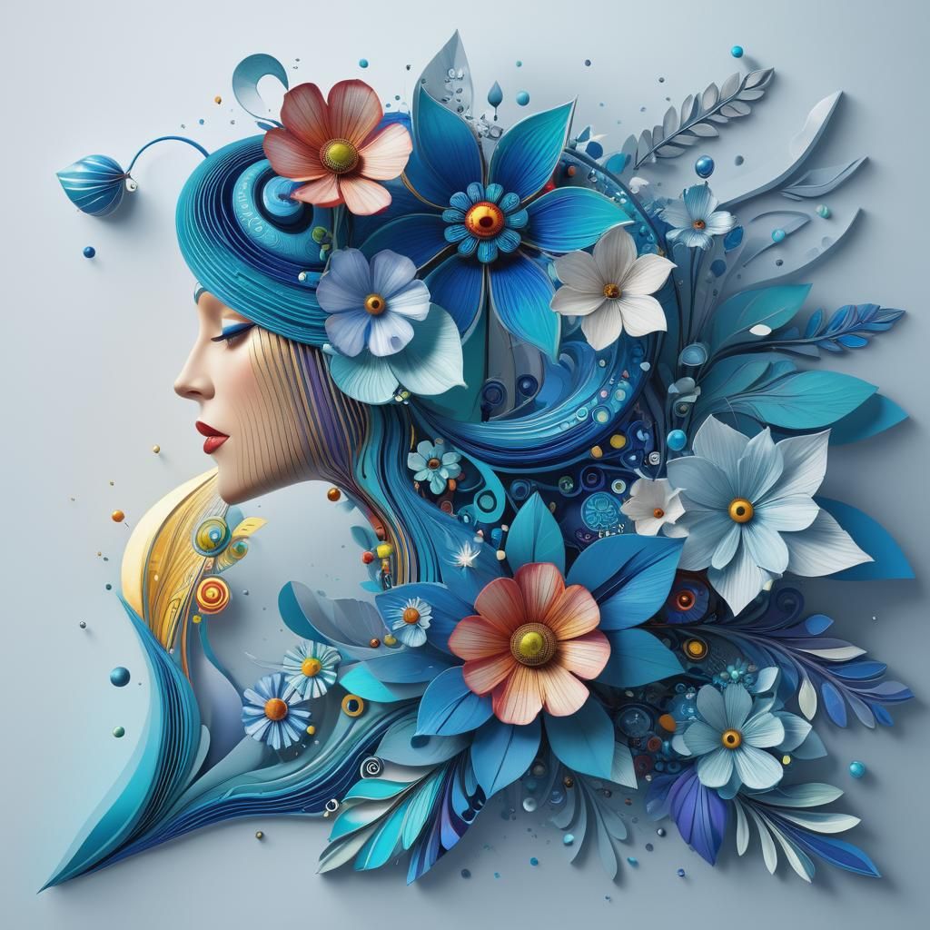 Fantastical Detailed Matte Painting in Deep Color