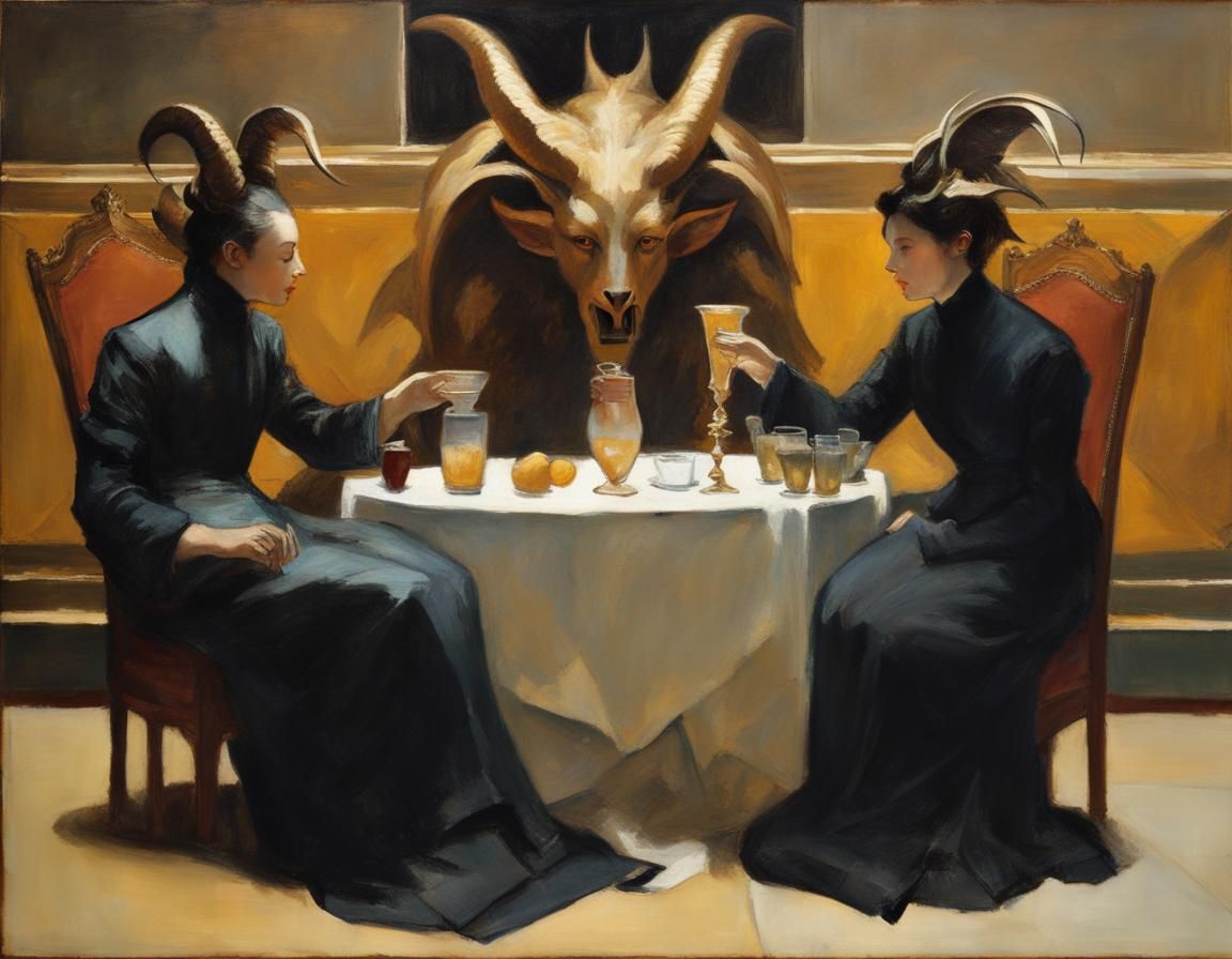 Decadent Daemons Discussing Diplomatic Decisions