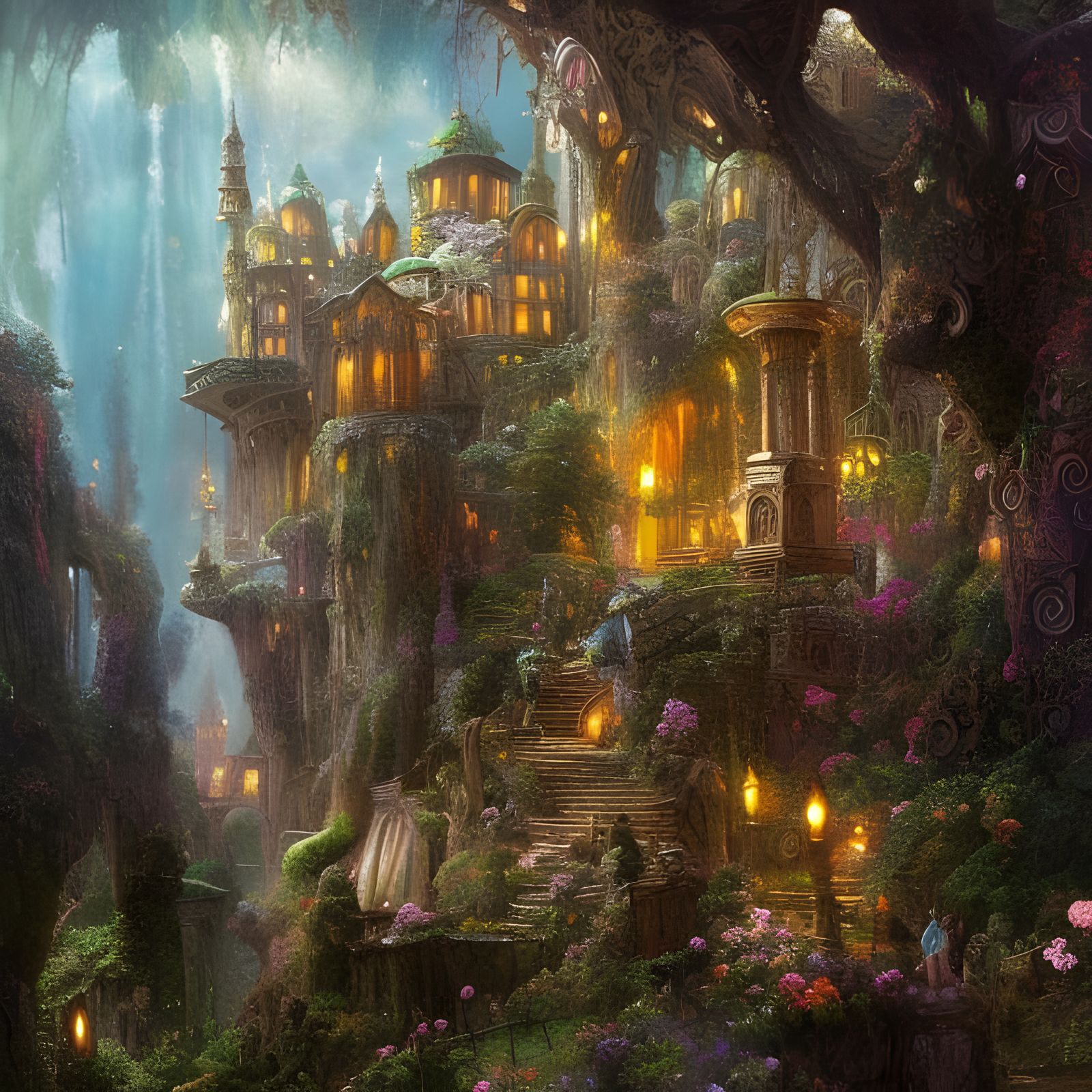 Fairy Wonderland: Epic Cinematic Digital Matte Painting