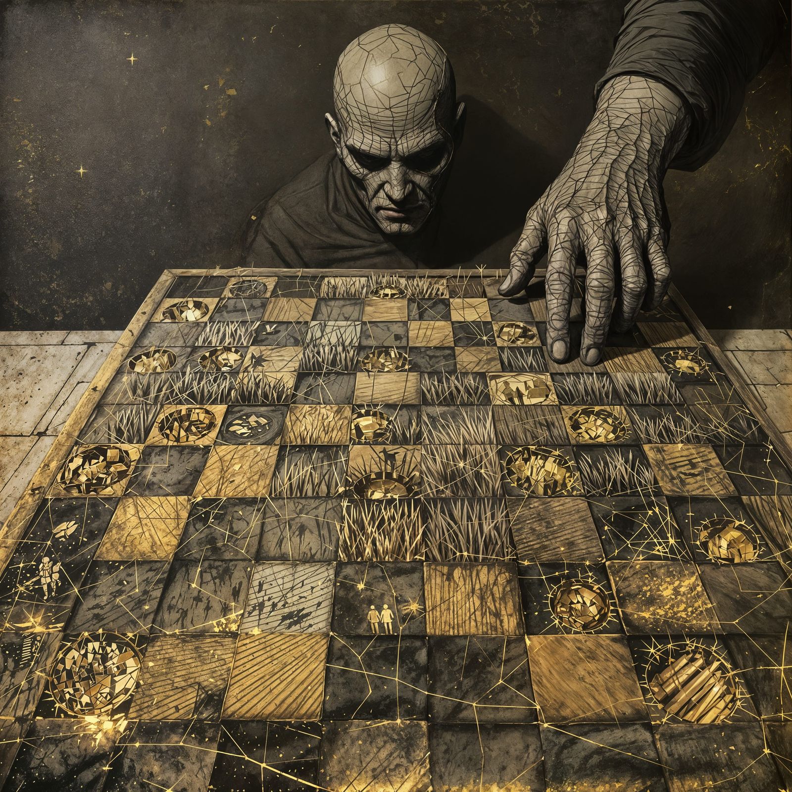 Rice Farmer's Cosmic Reflection