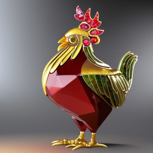 chicken by Fabergé