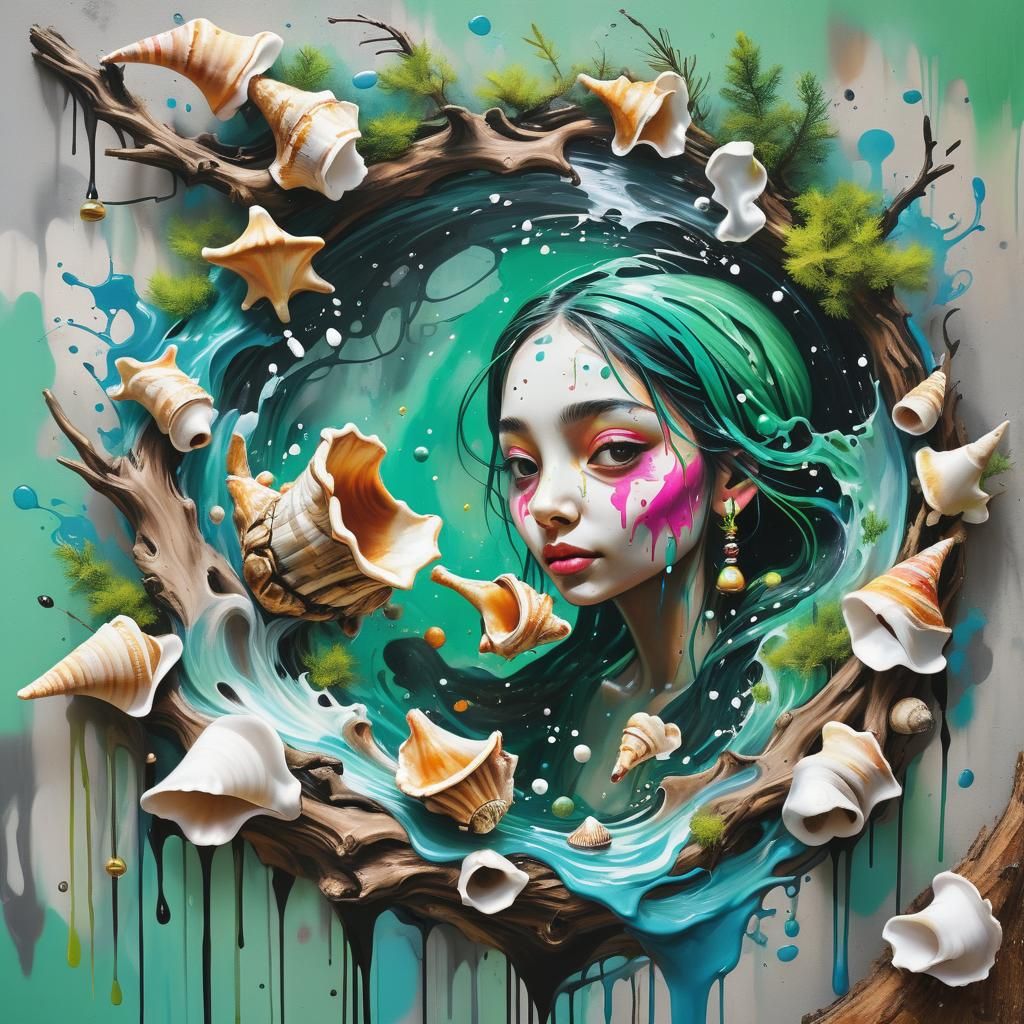 Vibrant Graffiti Art: Water Gypsies Celebration