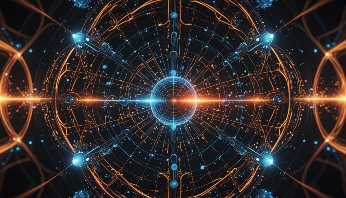 organic life living the quantum field, detailed 8k resolution