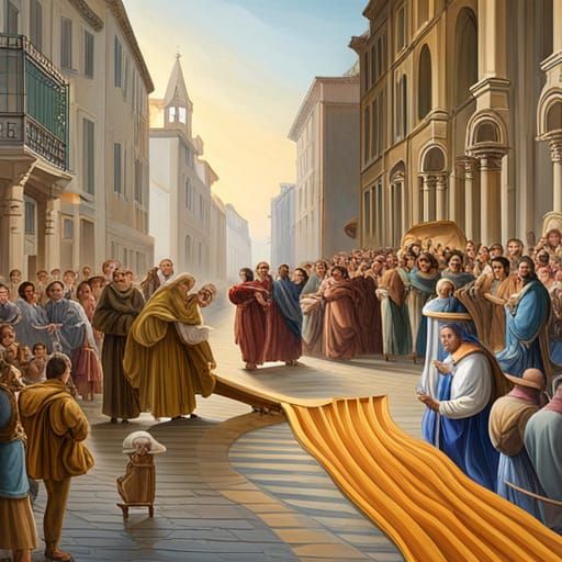 Saint Francis Xavier Procession in Vector Art