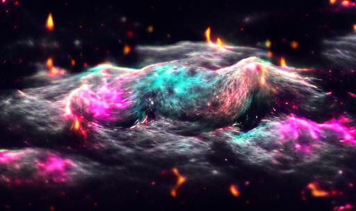 Nebulae Drifting in a Beautiful Void in 8K