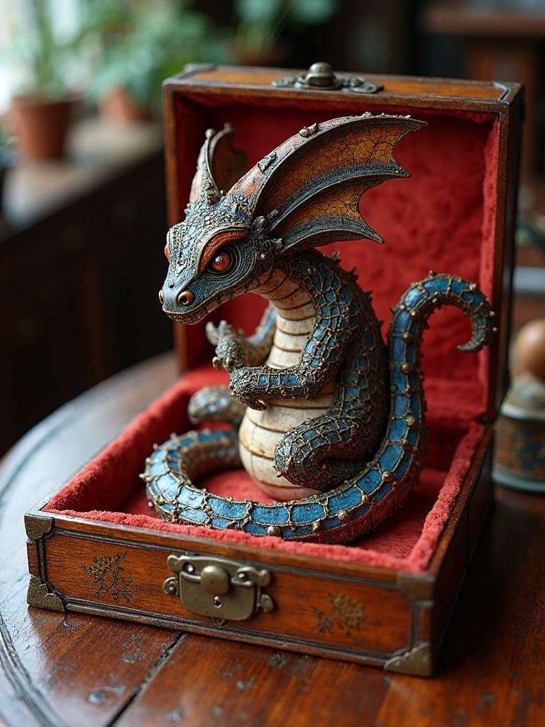 Entropic Algorithm Cloisonné Exotic Folded Wood Phagezilla