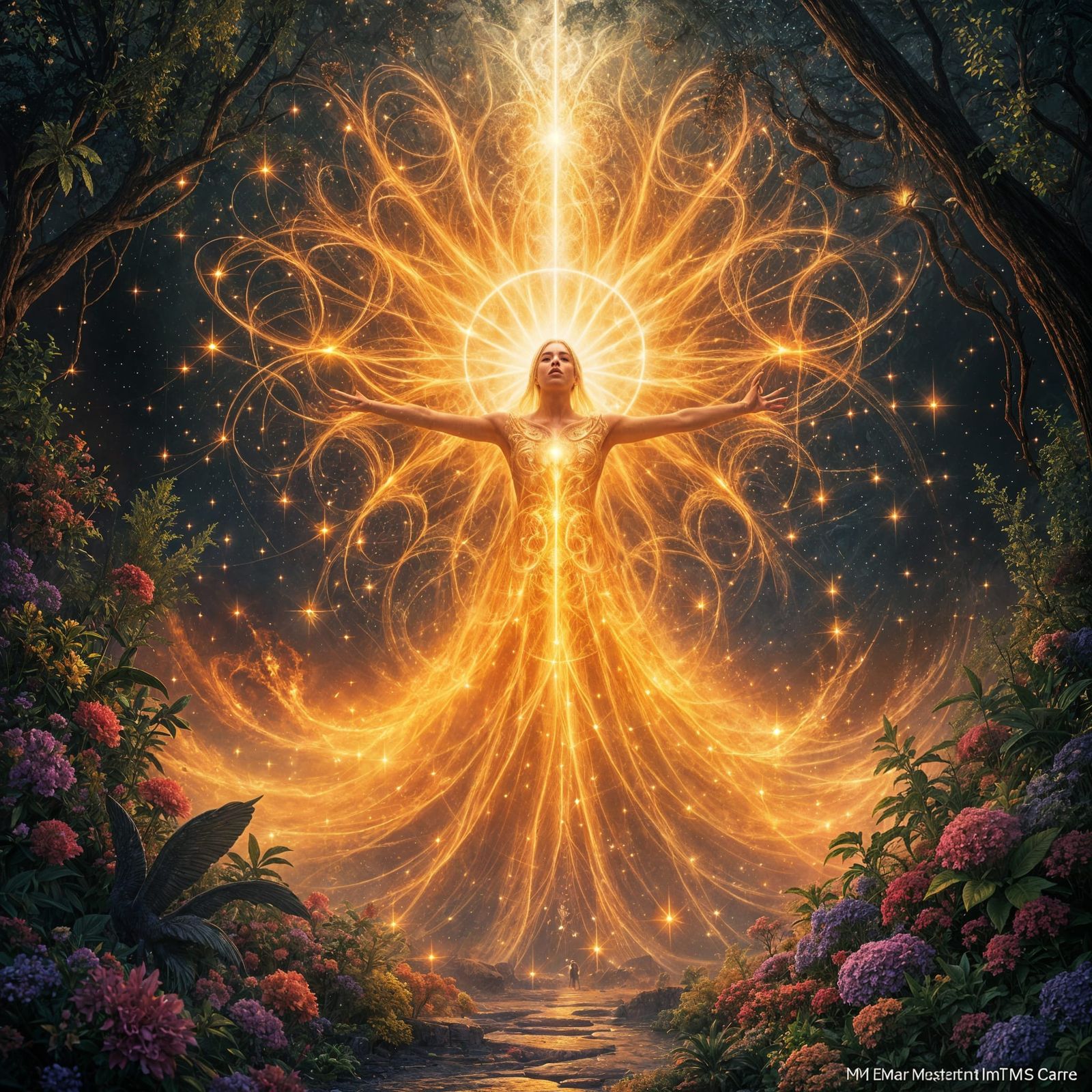 Ethereal Cosmic Love Lives Forever in Heart