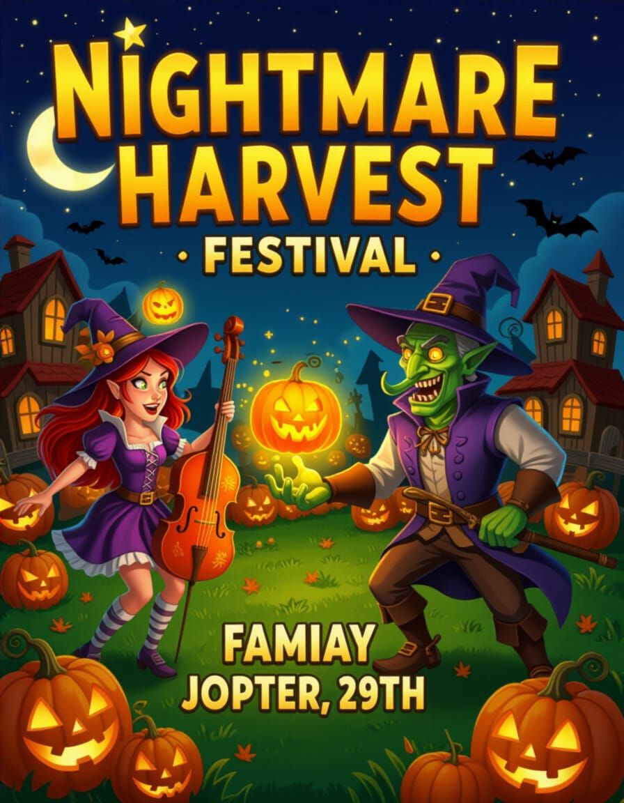 Nightmare Harvest Festival Scene