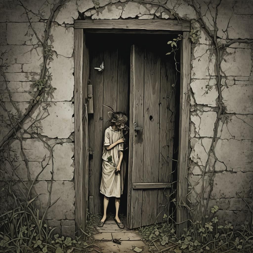 Windy Night: Expressionist Oil Painting with Impasto Texture