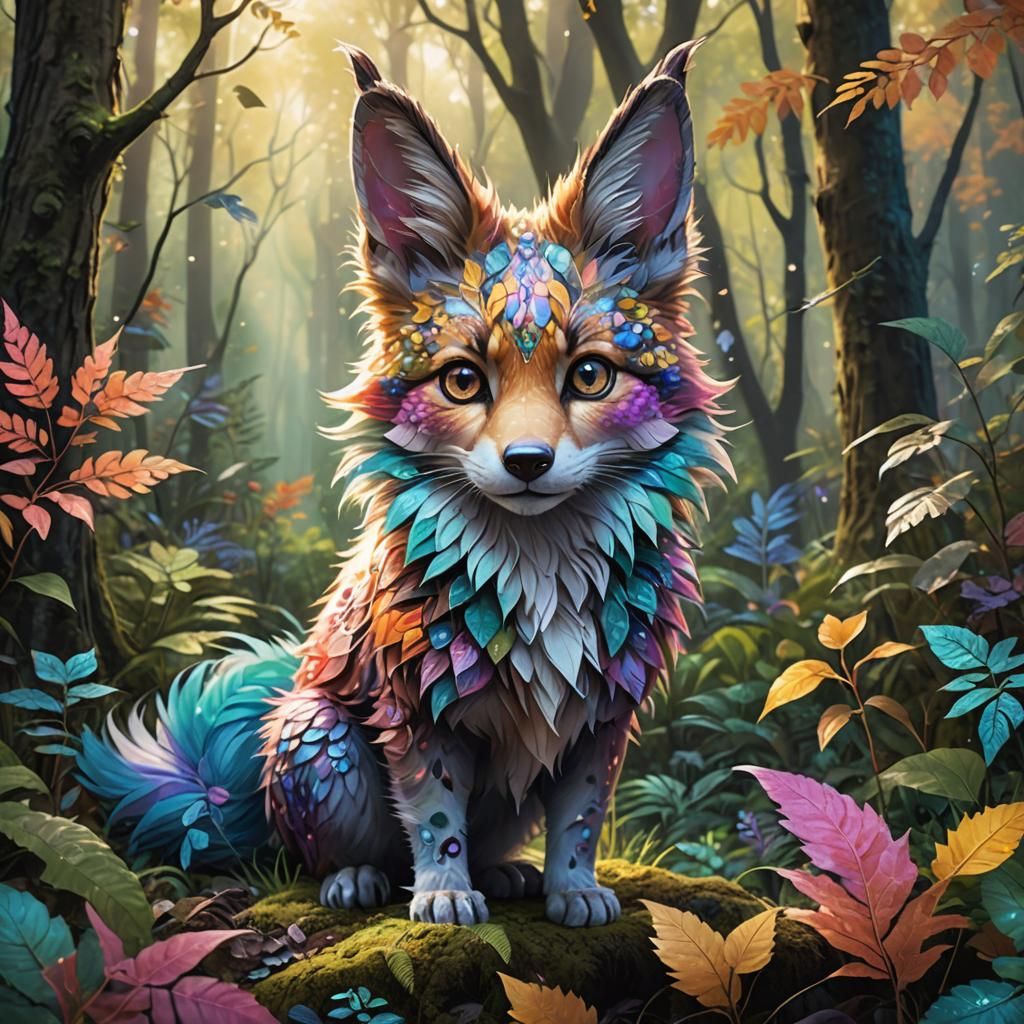 Cute Animal Discovered in Fantasy Forest Concept Art