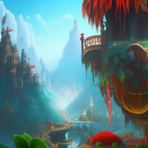 Coca-Cola Fantasy Concept Art in Deep Color