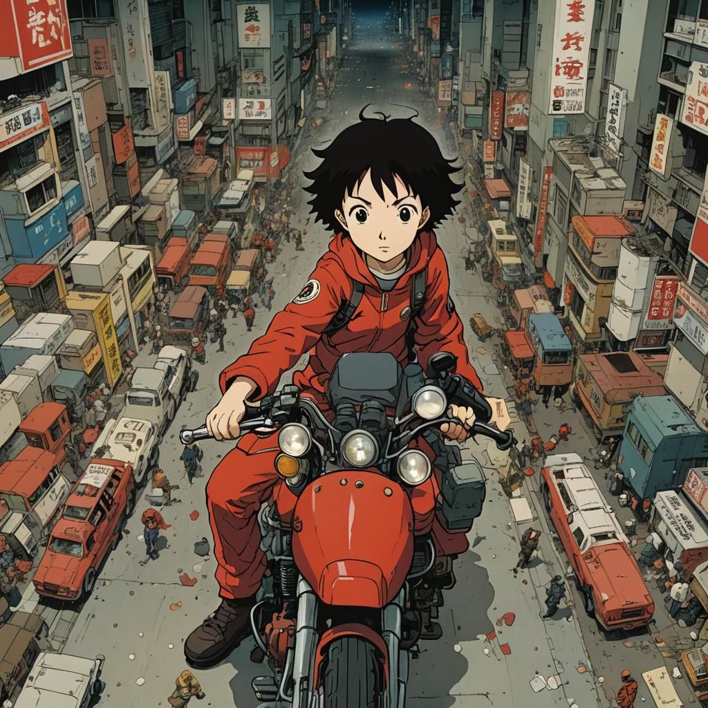 Anime Scene Inspired by Satoshi Kon's Style