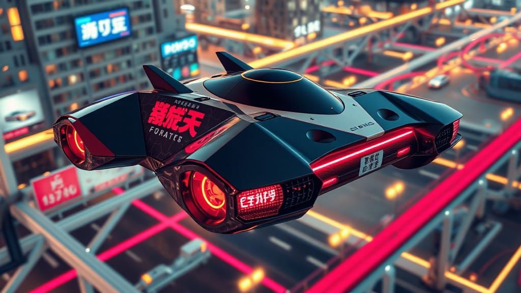 cyber tech sport hover-speeder