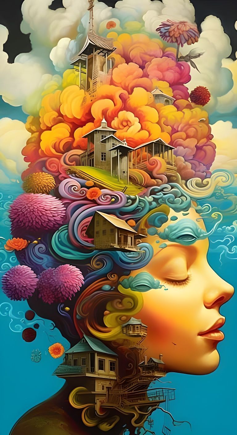 Surreal Liquid Nirvana in Brilliant Colors