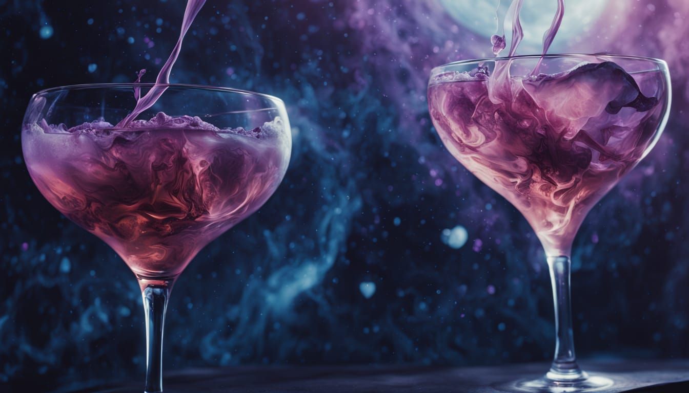 Surreal Alien Cocktails in Dreamy Macro Photography