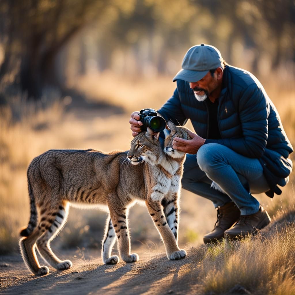 Man Captures Lynx Family with Professional Photography