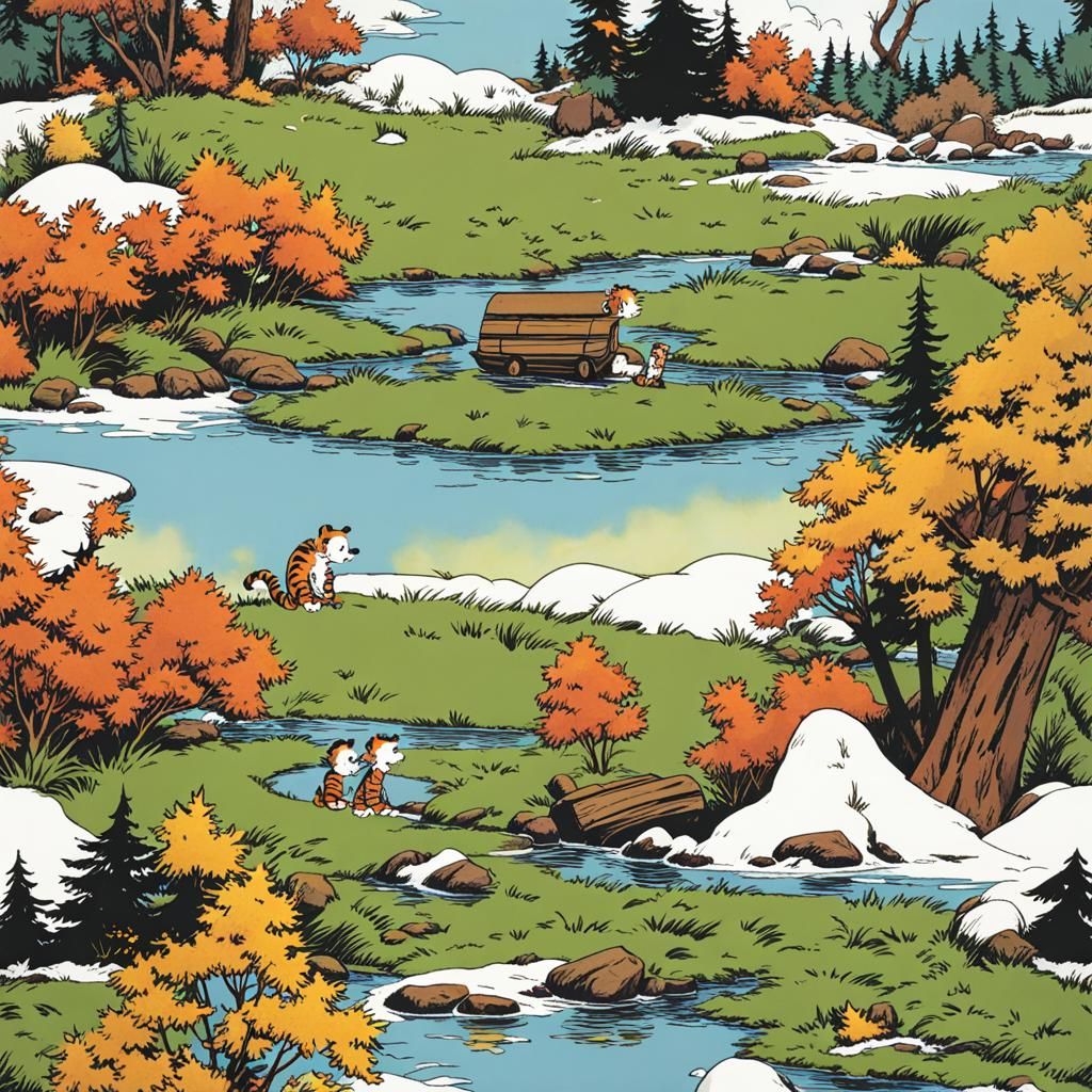 Calvin and Hobbes Artwork