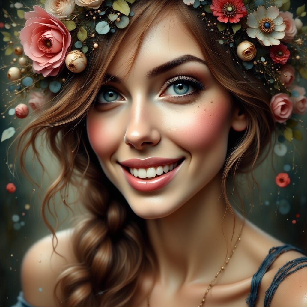 She has a twinkle in her eyes