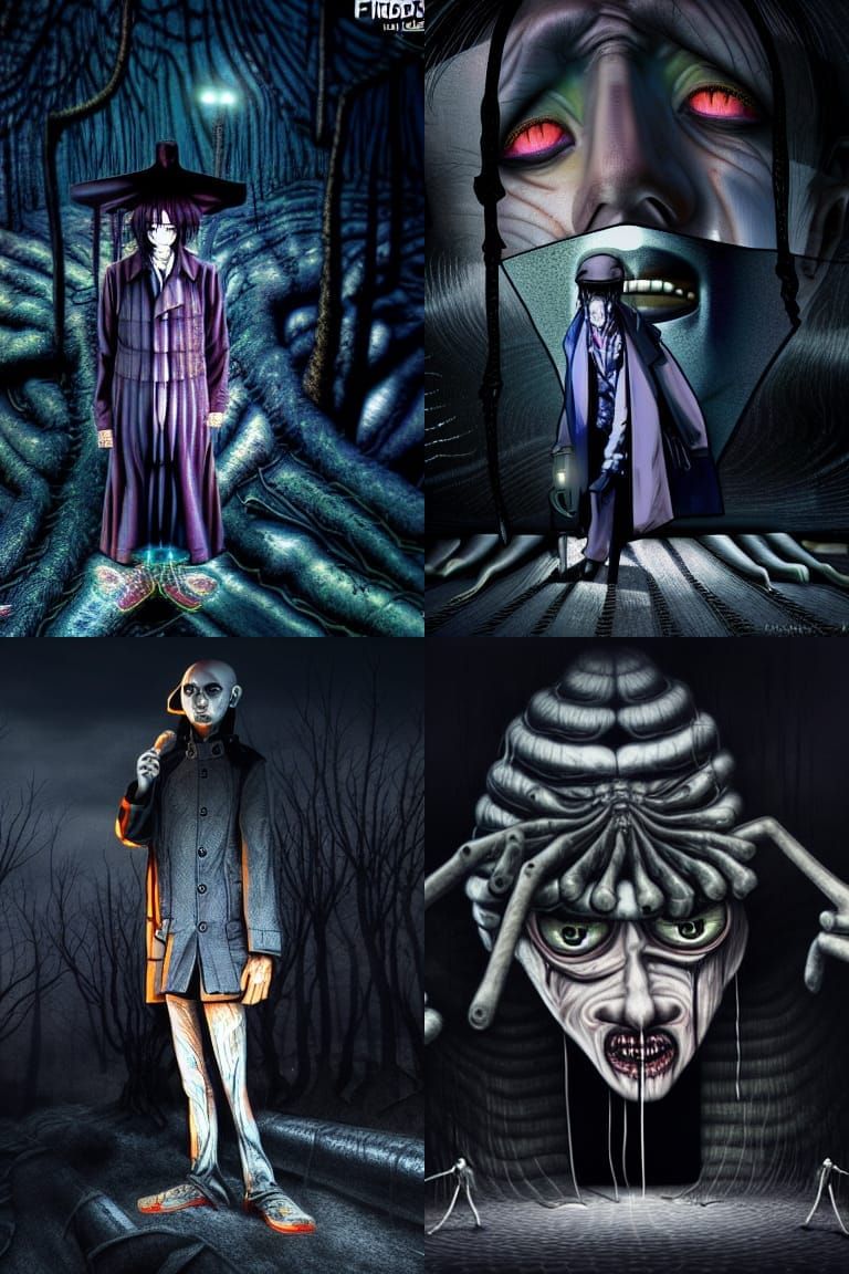 Creepy Man in Fedora: Junji Ito Horror Graphic Novel