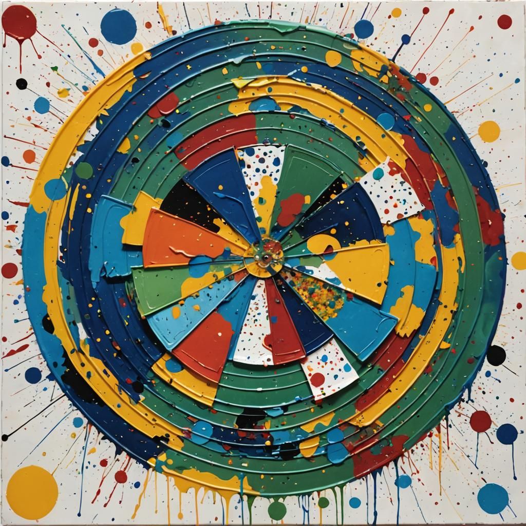 Kindness Collage in Splatter Art Style