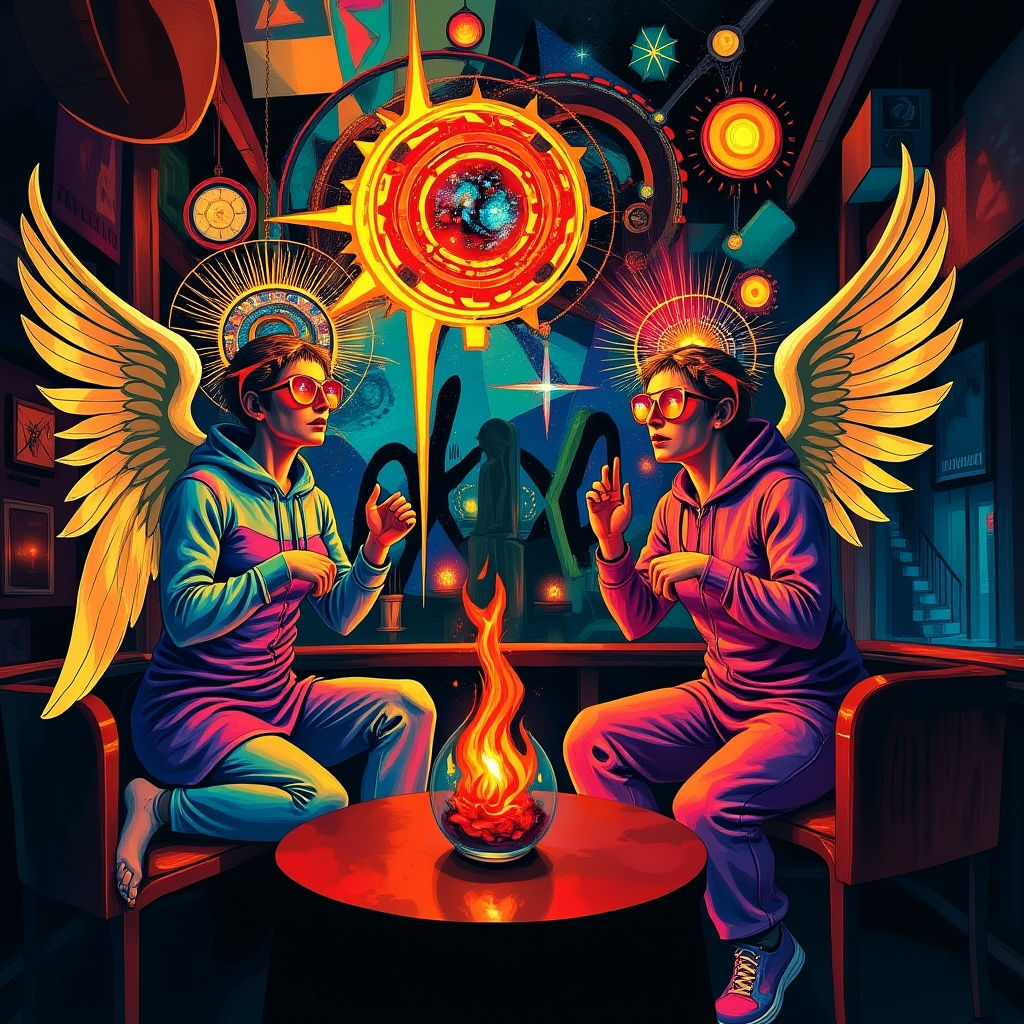 Angelheaded Hipsters in Celestial Speakeasy Club