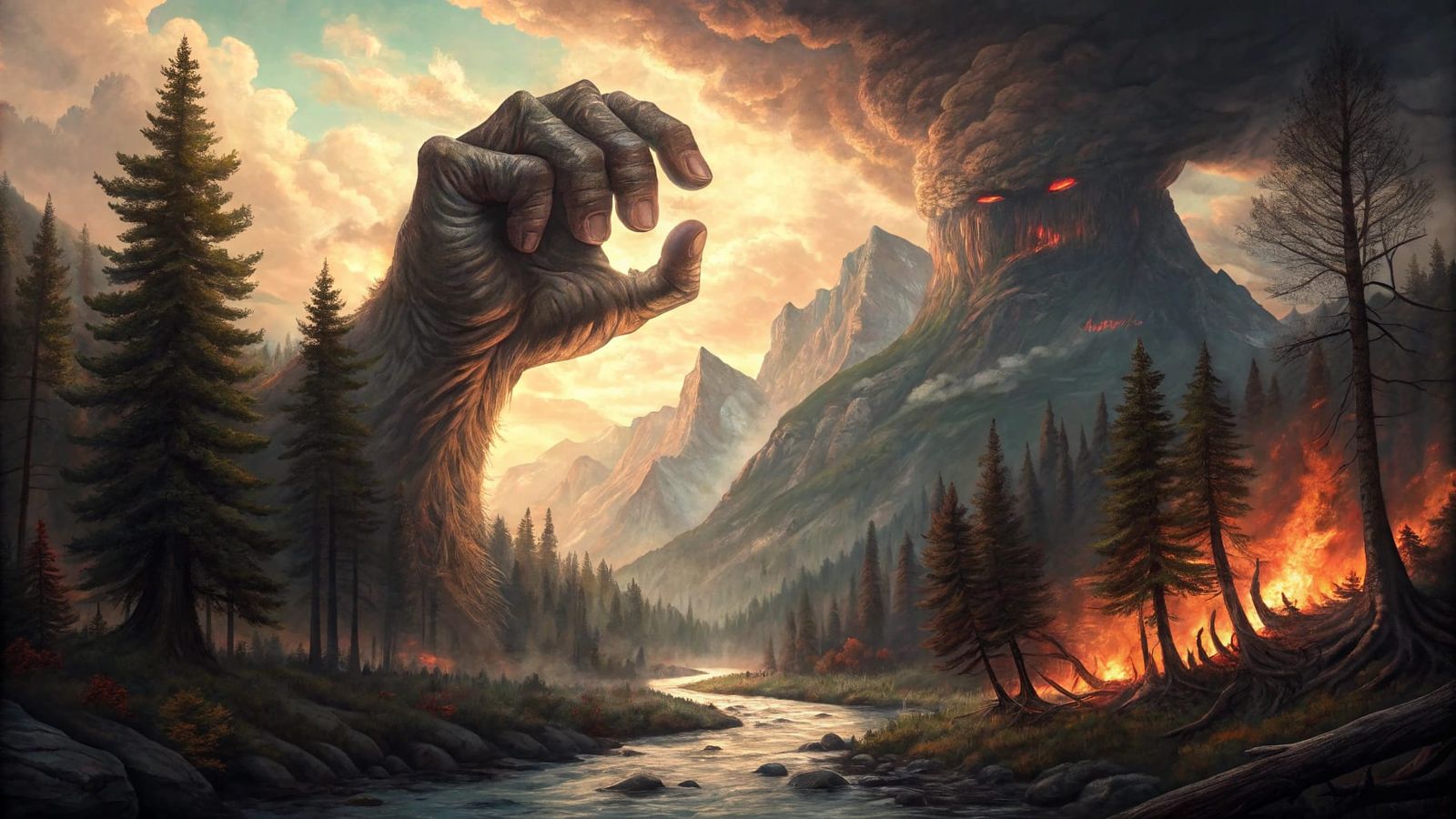 Renaissance Hands Hold a Wicked Forest