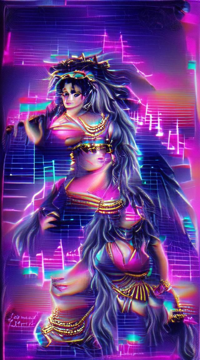 Synthwave Ishtar: Goddess of the Rave