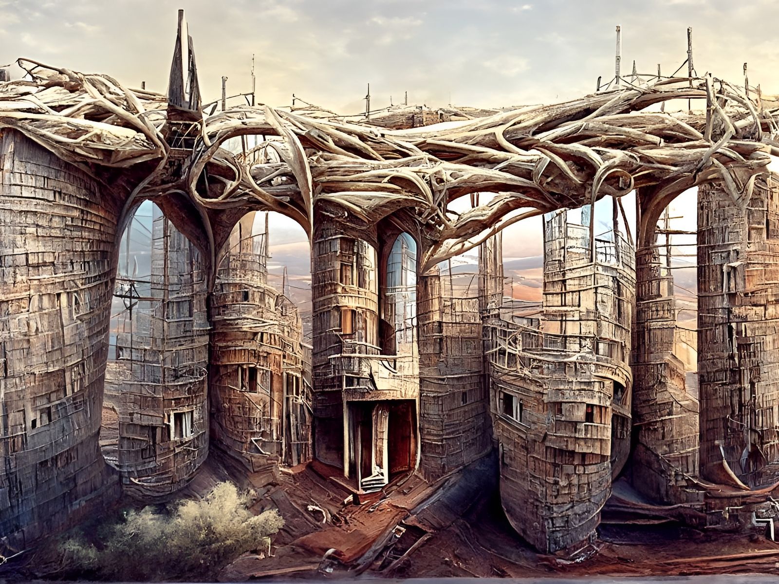 Surreal Architecture Inspired by Gric and Friedrich