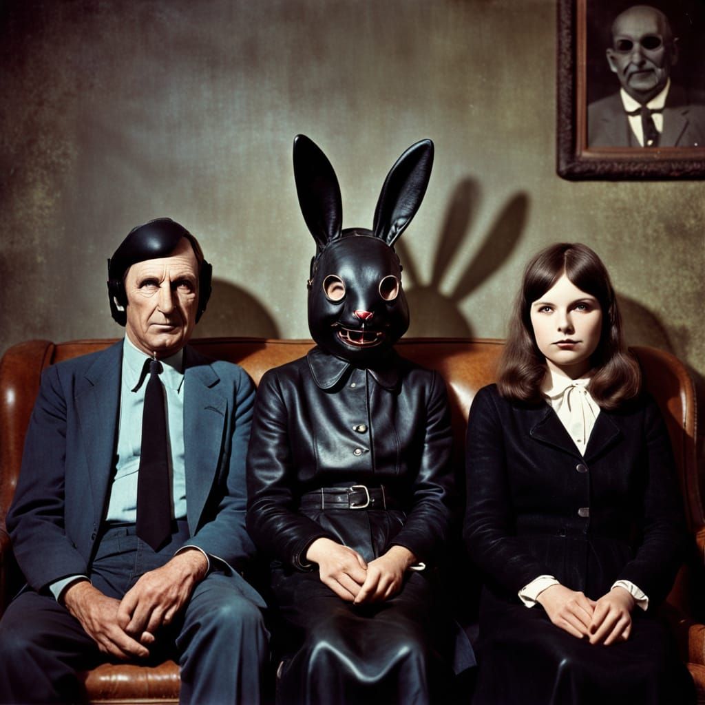 Groovy Family in 1970s Horror Light