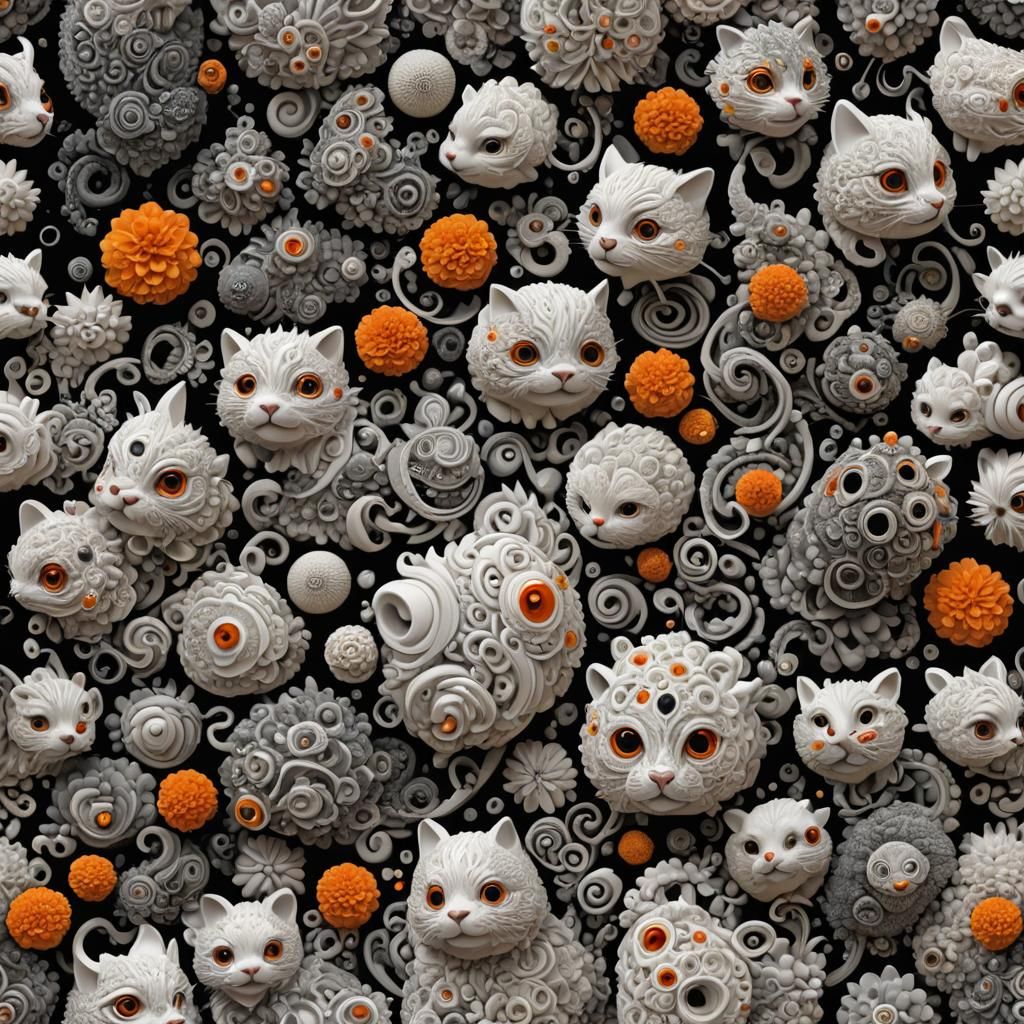 Hyperrealistic Fractal Astronaut in Greco-Aztec Style