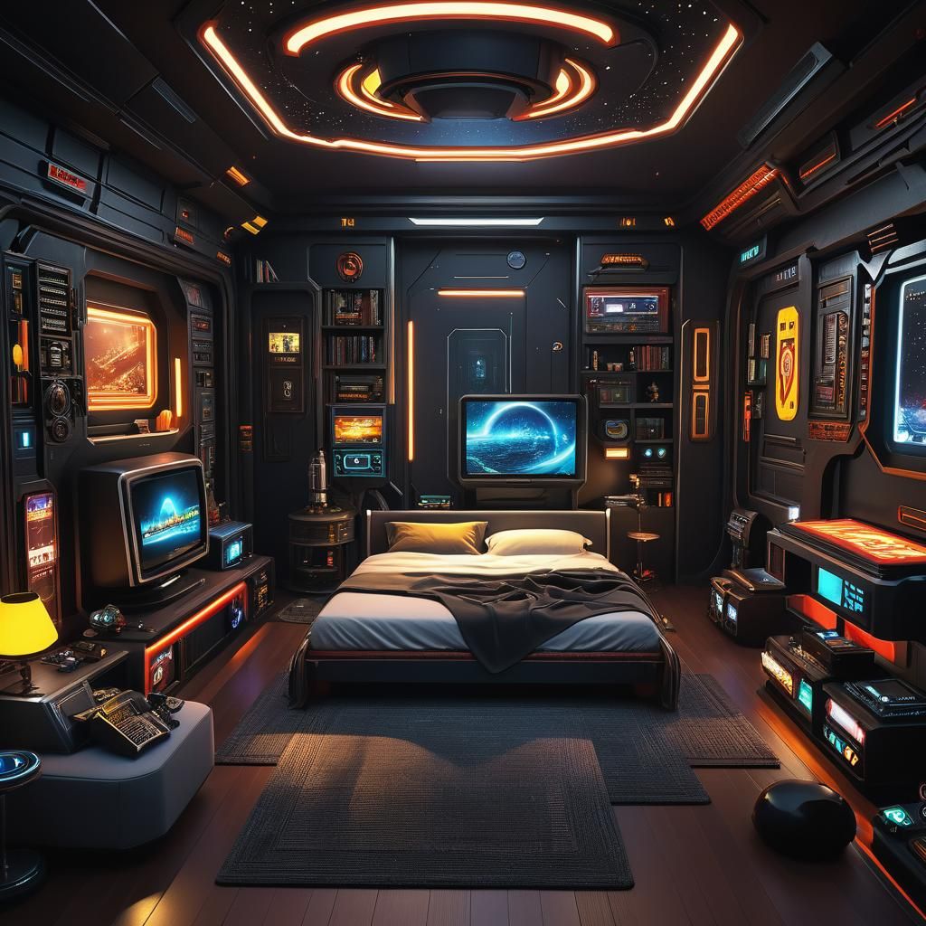Geek bedroom
