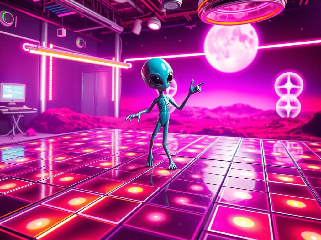 Cosmic Funky Alien Disco on Mars