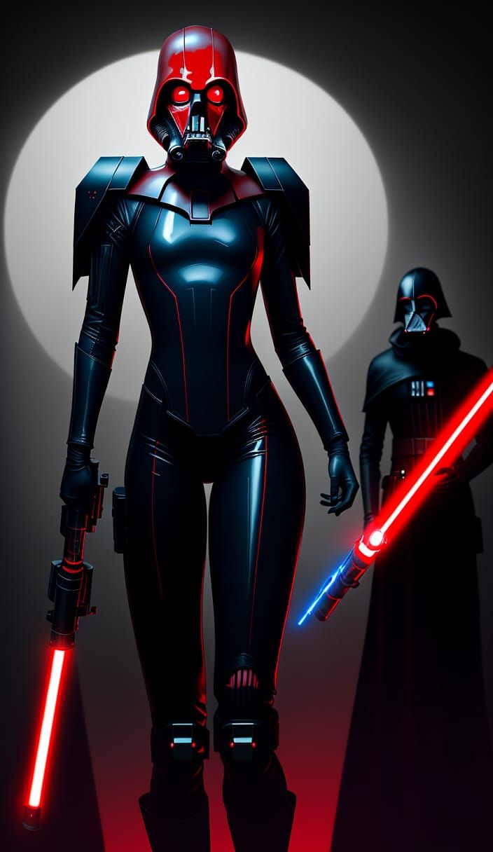 Female Sith in Dark, Gritty Laboratory