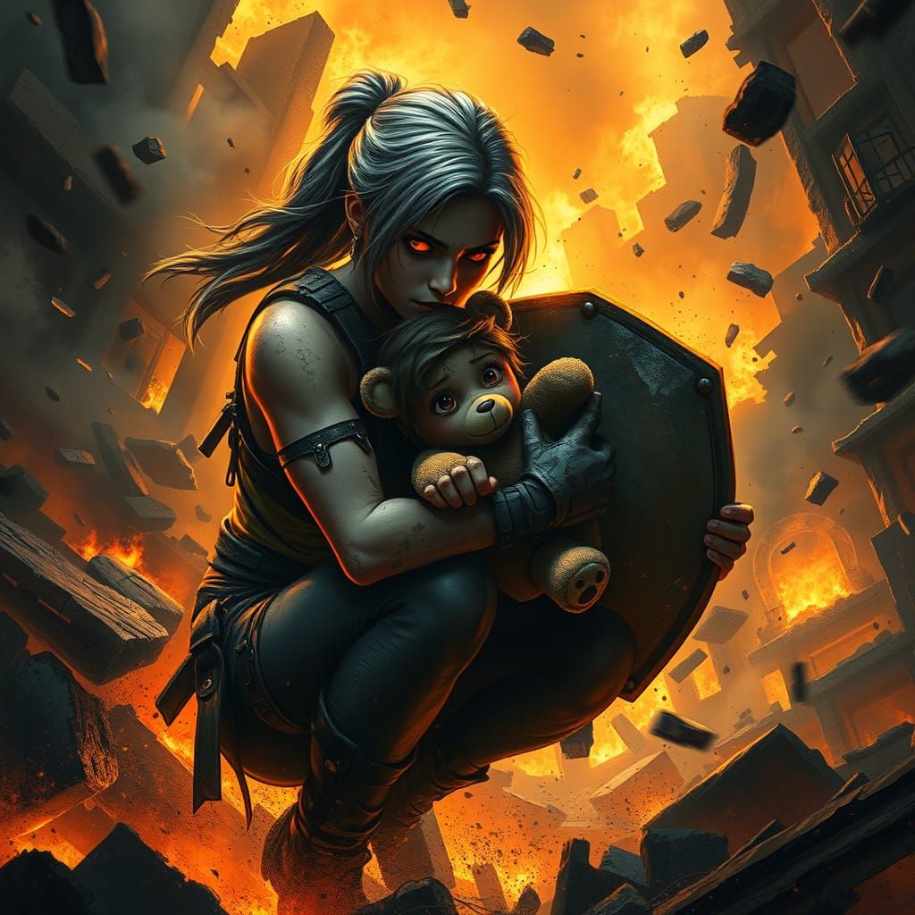 Layara Croft has now saved the timeline by saving Mr Snuggs