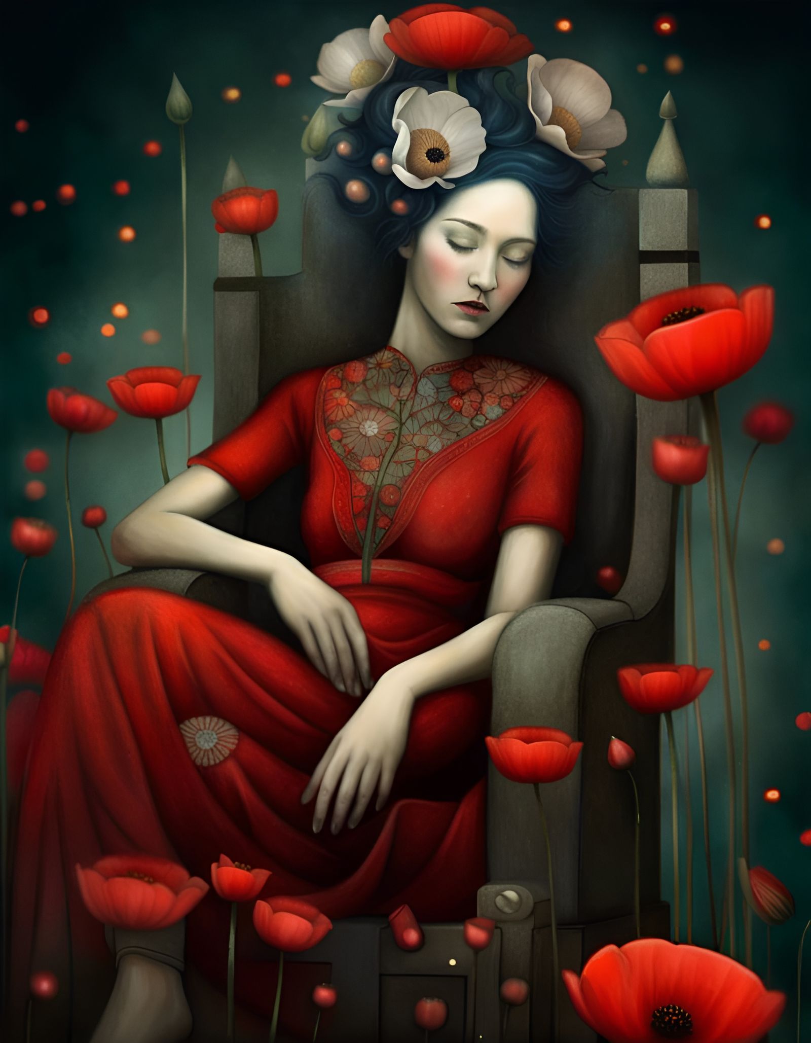 The Goddess Nod, patroness of Opium