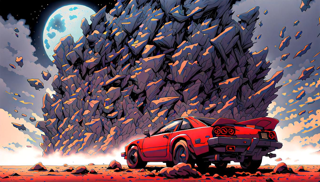 Akira Inspired Anime Key Visual Art