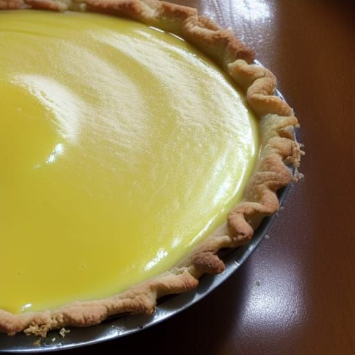 Delicious Lemon Custard Pie