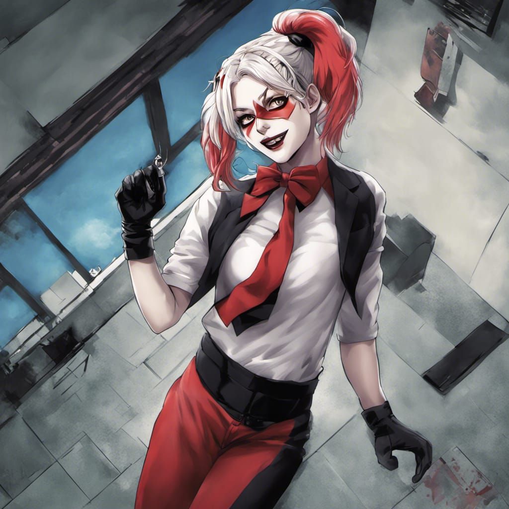Nobara Kugisaki as Harley Quinn in Anime Style