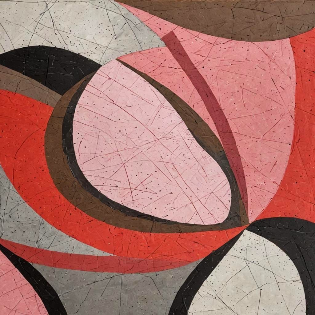 Abstract Geometric Shapes in Prismatic Colors