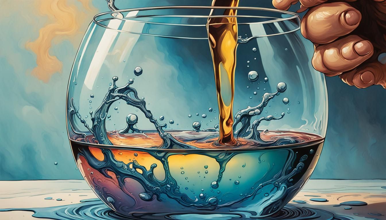 Whale in Glass: Surreal Comic Book Art
