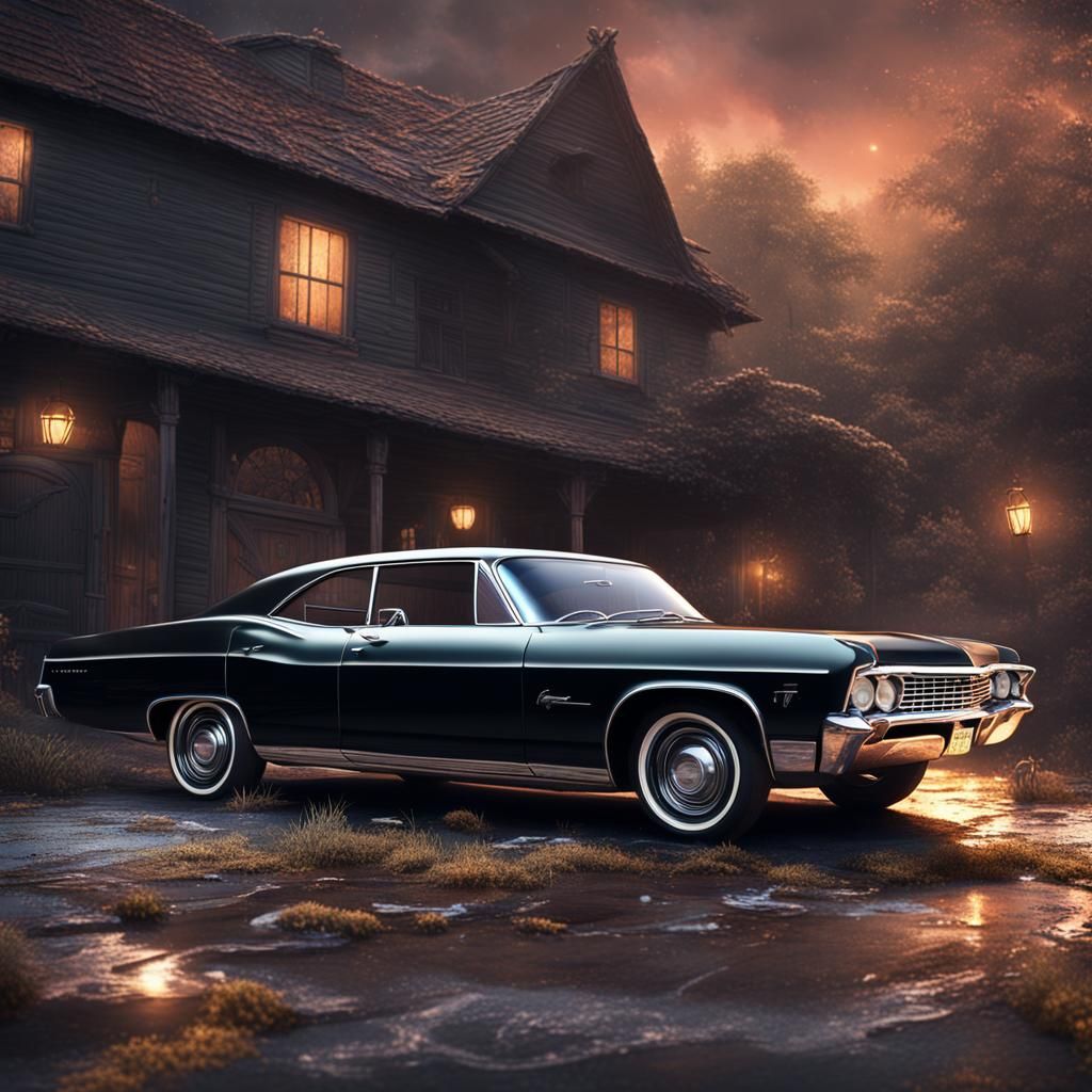 1967 Chevy Impala Sedan in a Jar