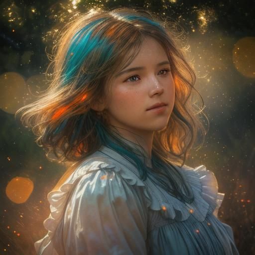 Cotswold Bibury in Hyperrealistic Neo-Impressionist Style