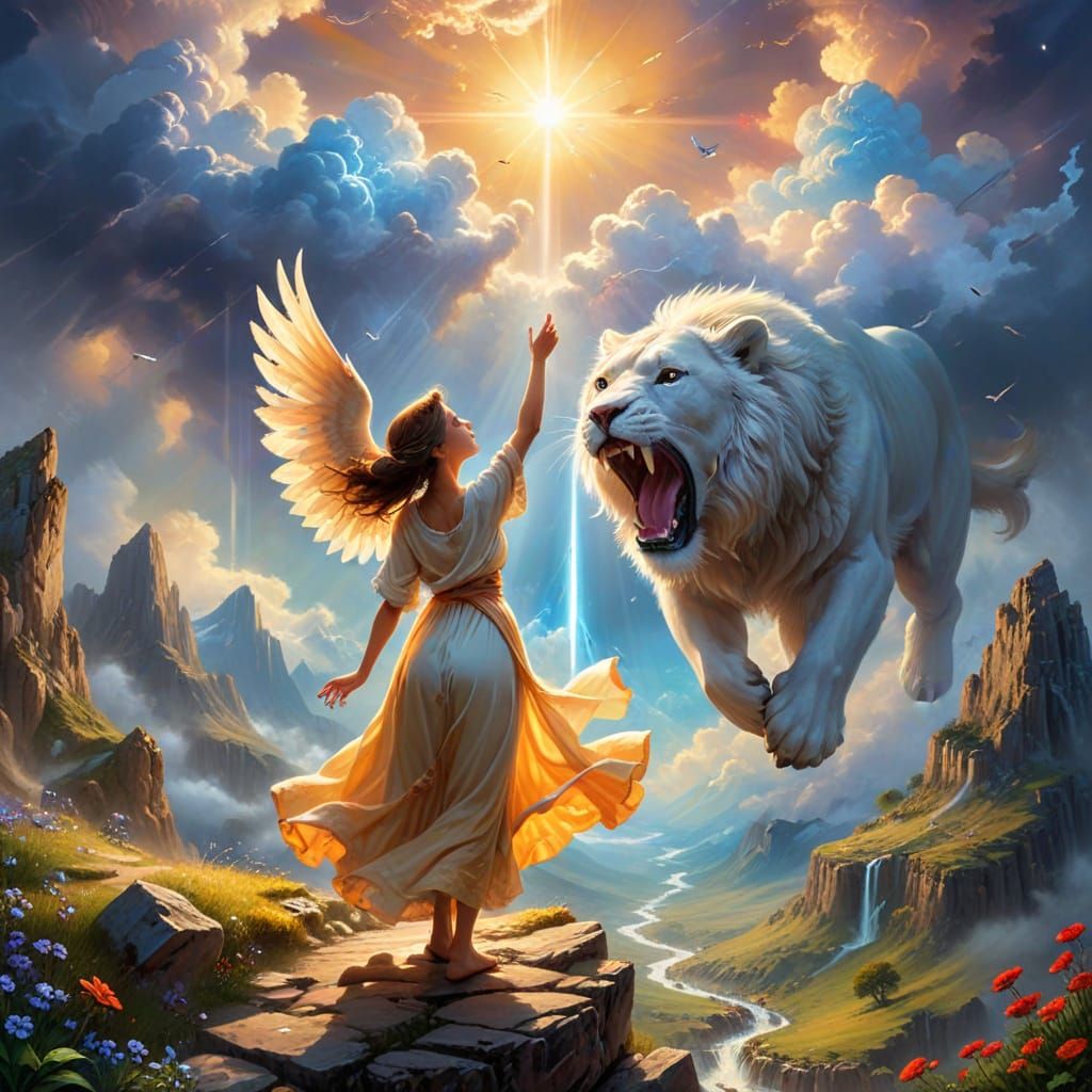 Symbolic Art of Unstoppable Purpose and Good