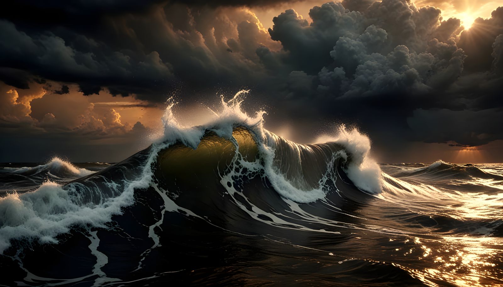 A Wave of Uncertainty Crashes Over a Desolate Landscape