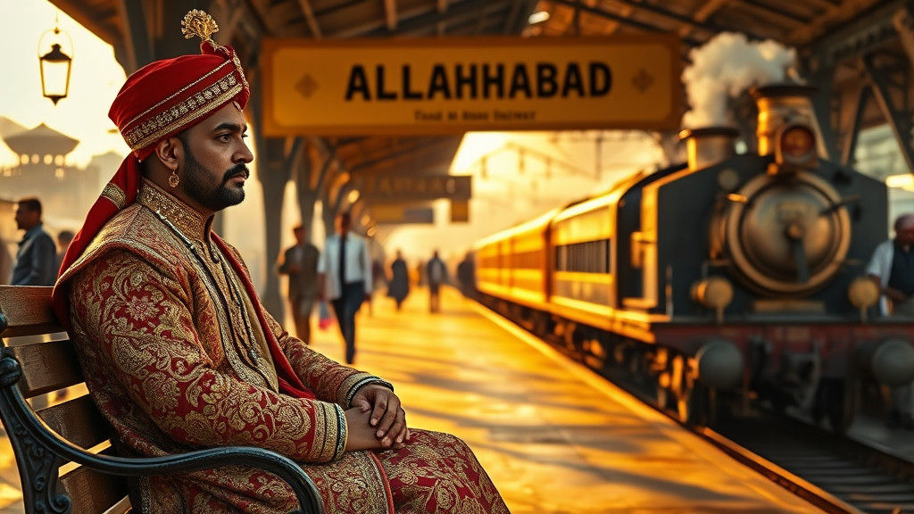 Akbar at Allahabad Station: Mughal Emperor in Modern India
