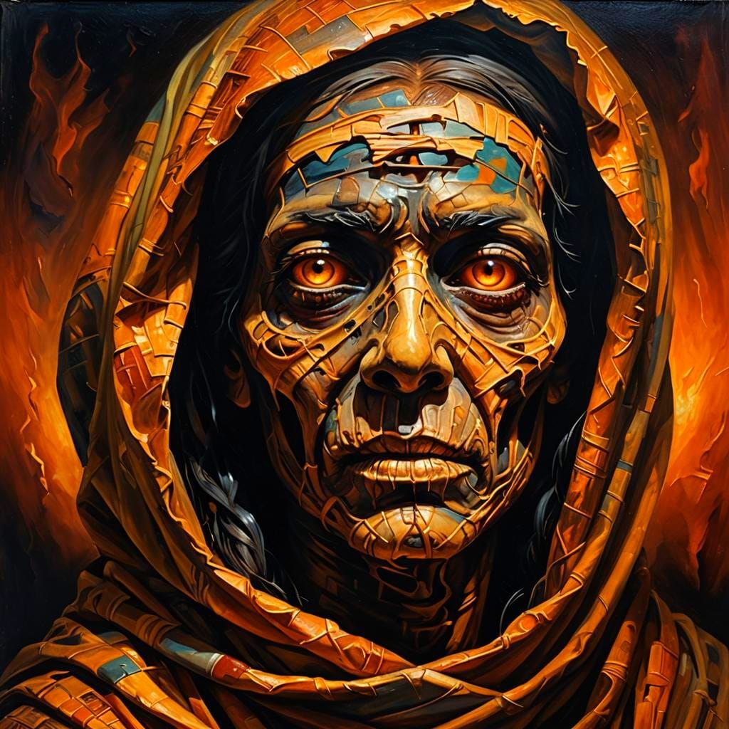 Mummy portrait Sculpture