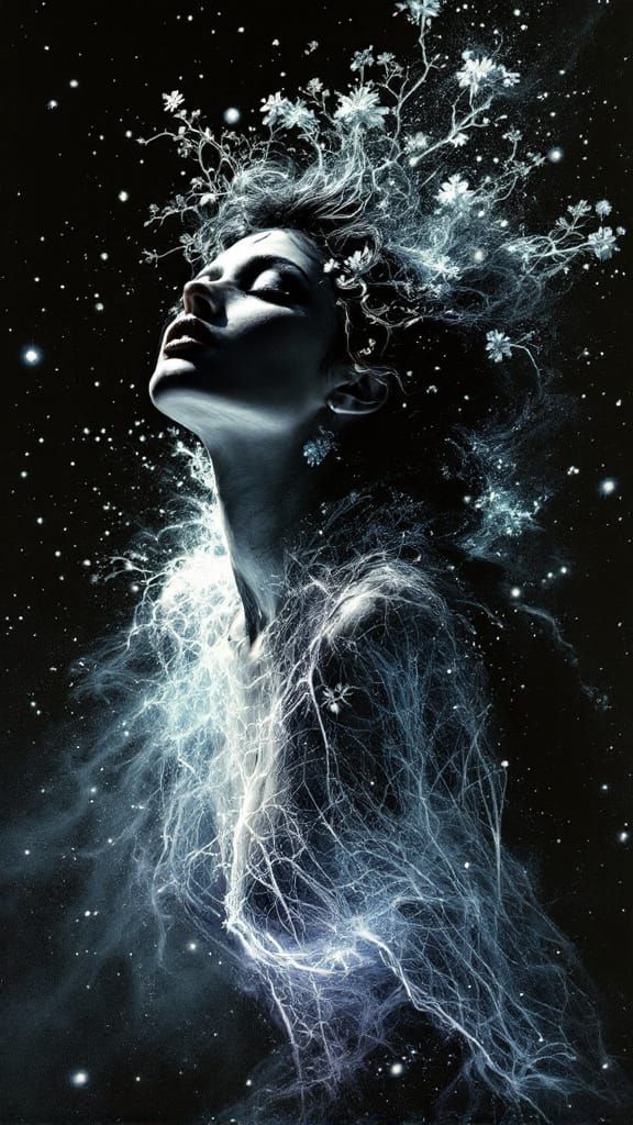 Phosphorescent Heliography: Dramatic Engraving Style